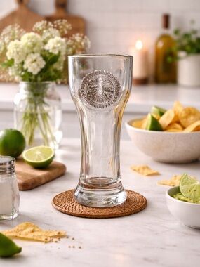 Vintage Miller Chill Aztec Thunderbird Beer Glass Pilsner